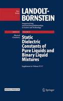 Static Dielectric Constants of Pure Liquids and Binary Liquid Mixtures