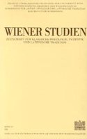 Wiener Studien. Zeitschrift Fur Klassische Philologie, Patristik Und Lateinische Tratition: 2001