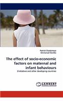 effect of socio-economic factors on maternal and infant behaviours