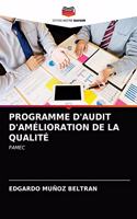 Programme d'Audit d'Amélioration de la Qualité