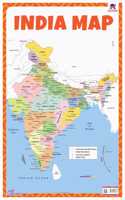 India Map - Thick and Laminated Chart