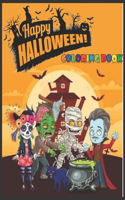 Happy HALLOWEEN: coloring book for kids ages 3-9