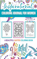 Inspirational Coloring Journal For Women