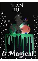 Unicorn Journal I am 19 & Magical!