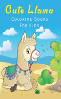 Cute Llama Coloring Books For Kids