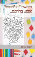 Beautiful Flowers Coloring Book