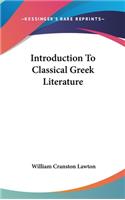Introduction To Classical Greek Literature