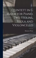 Quintett in G Major for Piano, Two Violins, Viola and Violoncello