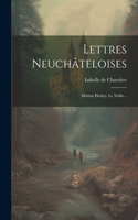 Lettres Neuchâteloises