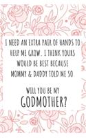 Will You Be My Godmother? Notebook Journal