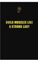 Build muscles like a strong lady