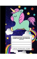 Composition Notebook Unicorn