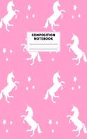 Composition Notebook: Unicorn Journal for Girls, Teen and Women Cute Matte Cover Design with Blank Lined Interior College Ruled (Great as Party Favors, Gifts, Diary, Jour