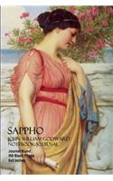 Sappho - John William Godward - Notebook/Journal: Journal Ruled - 150 Blank Pages - 6x9 Inches