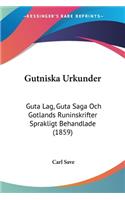 Gutniska Urkunder