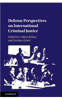 Defense Perspectives on International Criminal Justice