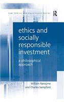 Ethics and Socially Responsible Investment: A Philosophical Approach