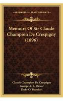 Memoirs of Sir Claude Champion de Crespigny (1896)