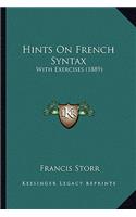 Hints on French Syntax