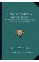 How To Write A Short Story