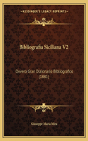 Bibliografia Siciliana V2