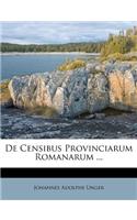 de Censibus Provinciarum Romanarum ...