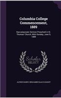 Columbia College Commencement, 1889