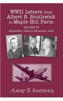 WWII Letters from Albert B. Southwick to Maple Hill Farm