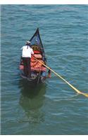 Traditional Gondola on Grand Canal in Scenic Venice Italy Journal: 150 Page Lined Notebook/Diary