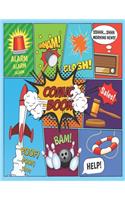 Blank Comic Book Notebook