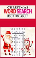 Christmas Word Search Book for Adult: 50 Large print word search puzzle for kids.(with Solution)