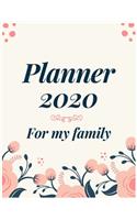 Planner 2020 for my family