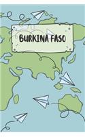 Burkina Faso: Ruled Travel Diary Notebook or Journey Journal - Lined Trip Pocketbook for Men and Women with Lines