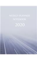 Weekly Planner Notebook: 2020 Year At A Glance Calendar and Organizer