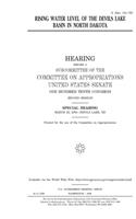 Rising water level of the Devils Lake Basin in North Dakota