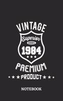 1984 Vintage Superior Premium Product Notebook