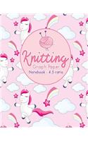 Knitting Graph Paper Notebook - 4