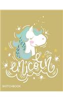 Unicorn sketchbook