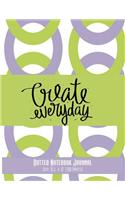 Dotted Notebook Journal / 8.5 x 11 / 110 Pages