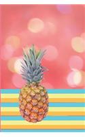 Live Your Story: A Journal with Pineapple and Vibrant Pink Color, 6 by 9 Inches and 130 Pages.