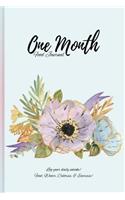 One Month Food Journal