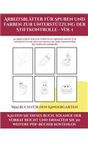 Malbuch für den Kindergarten (Arbeitsblätter für Spuren und Farben zur Unterstützung der Stiftkontrolle - Vol 1): Dieses Buch enthält 50 extra große Bilder mit dicken Linien, um eine fehlerfreie Farbgebung zu fördern, um das Selbstvertrauen zu stärken, Fr(3 Malbuch Für Den Kindergarten)