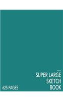Soft Teal Super Large Sketchbook
