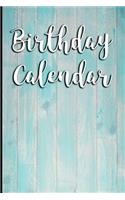 Birthday Calendar