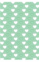 Journal Notebook Hearts Pattern 3