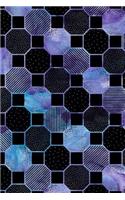 Journal Notebook Dotty Hexagon Pattern 3