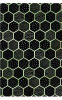 Journal Notebook Polka Dots and Hexagons Pattern 4: Blank Journal To Write In, Unlined For Journaling, Writing, Planning and Doodling, For Women, Men, Kids, 160 Pages, Easy To Carry Size.(67 Handy Plain Journal 2)