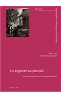 Le Registre Sapiential