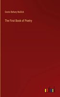 First Book of Poetry