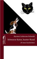 Schwarze Katze, bunter Hund
